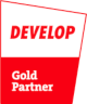 Logo Develop für ITZ als Gold Partner, Druck- und Scan-Lösungen für Unternehmen im Bereich der Digitalisierung